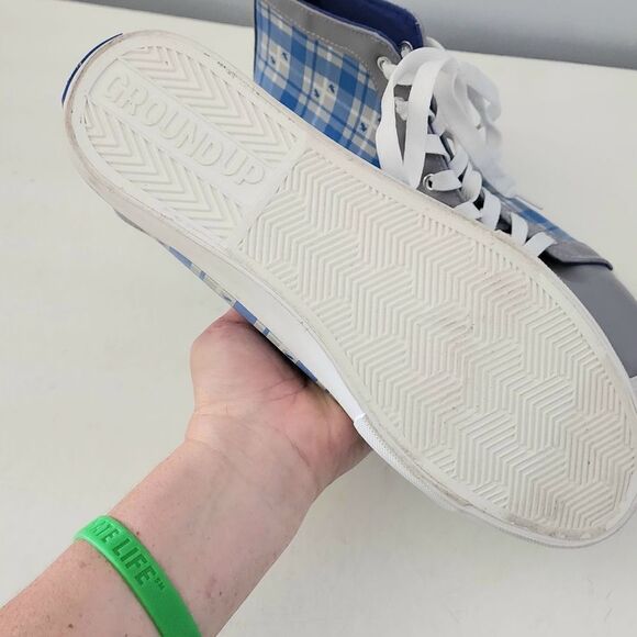 Ground up Harry Potter ravenclaw sneakers mon leather men's size 8 - Picture 2 of 5